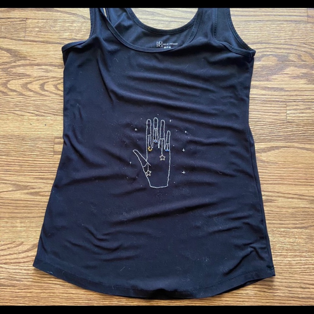 Hand Embroidered Tank
